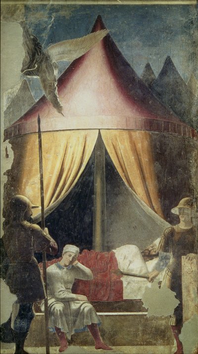 The Dream of Constantine, from The Legend of the True Cross cycle by Piero della Francesca